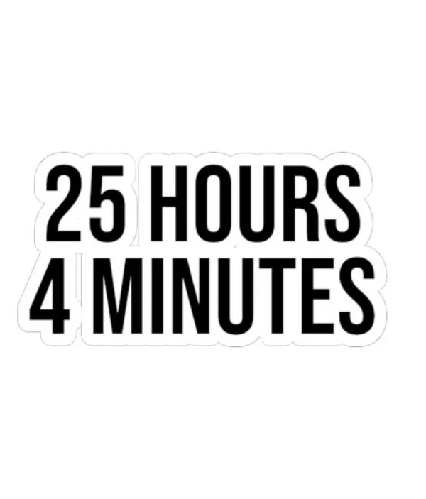 25 Hours 4 Minutes Senate Floor Speech Sticker