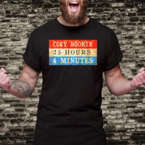 Cory Booker 25 Hours and 4 Minutes T-Shirt