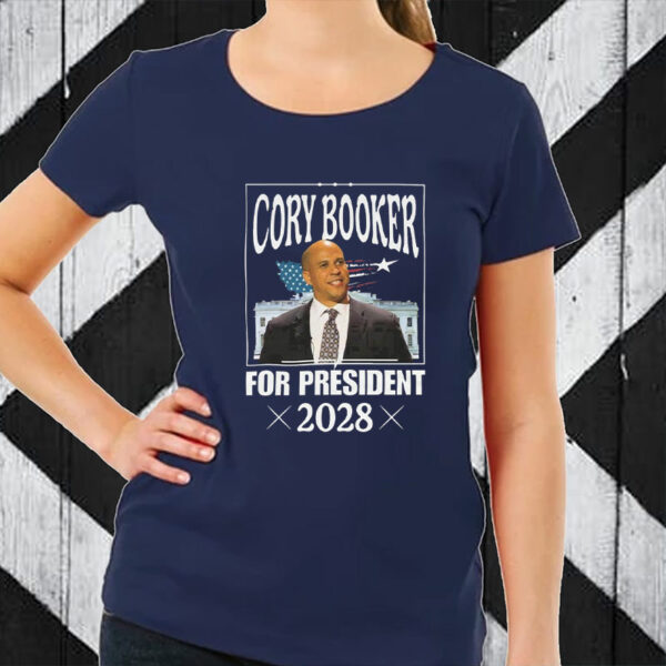 Cory Booker For President 2028 Election T-Shirt