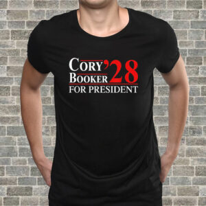Cory Booker For President 2028 T-Shirt