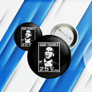 Cory Booker Good Necessary Trouble 25 Hrs And 5 Mins Button