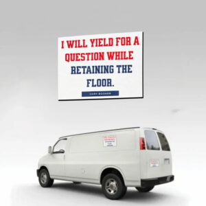 Cory Booker I Yield For A Question While Retaining The Floor Sticker ,Car Magnet