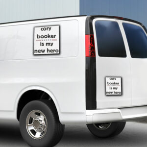 Cory Booker Is My New Hero 2025 Sticker, Car Magnet