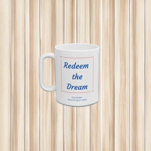 Cory Booker, "Redeem the Dream" Coffee Mug