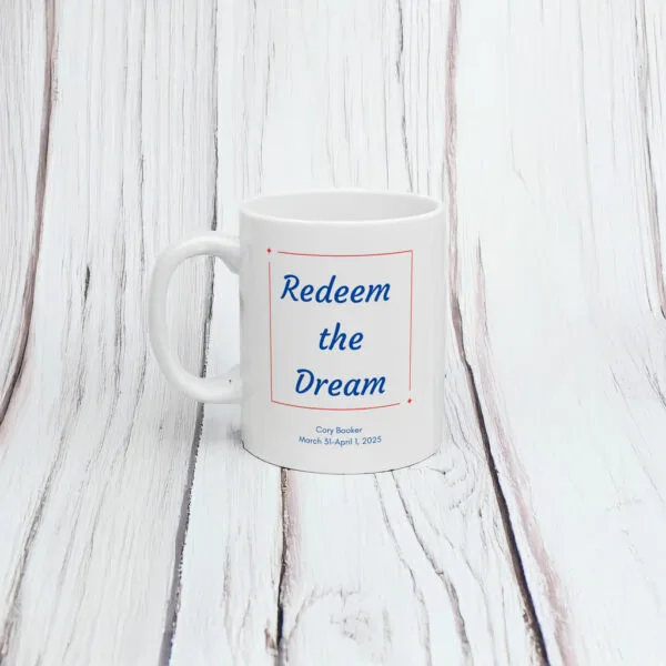 Cory Booker, "Redeem the Dream" Coffee Mug