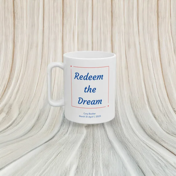 Cory Booker, "Redeem the Dream" Coffee Mug