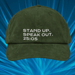 Cory Booker, Stand Up Speak Out 25:05 Hat