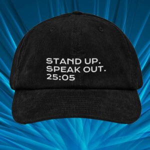 Cory Booker, Stand Up Speak Out 25:05 Hat