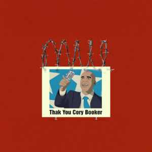 Cory Booker thank you poster Yard Sign