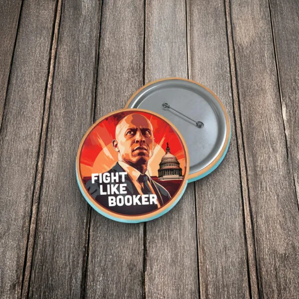 Fight Like Booker, Cory Booker Button