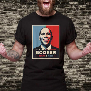Good Necessary Trouble Corey Booker 25 Hrs and 5 Mins Funny T-Shirt