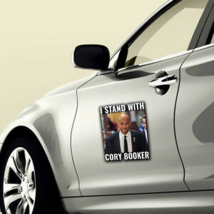 I Stand With Cory Booker Funny Speech Anti-Trump Sticker ,Car Magnet