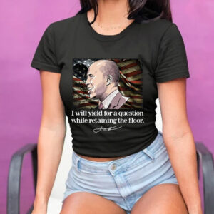 I Will Yield For A Question Booker Fillibuster Quote Meme T-Shirt