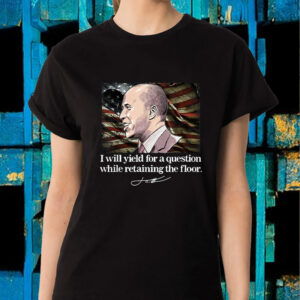 I Will Yield For A Question Booker Fillibuster Quote Meme T-Shirt
