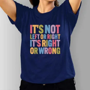 It's Not Left Or Right It's Right Or Wrong, Cory Booker T-Shirt
