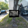 Official Cory Booker I Yield For a Question While Retaining The Floor 2025 Yard Sign