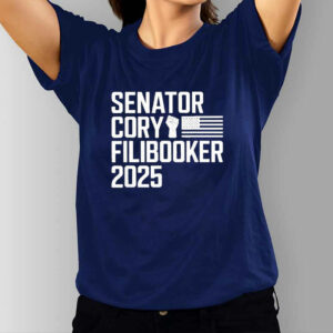 Official Senator Cory Booker Filibuster Cory Filibooker 2025 T-Shirt