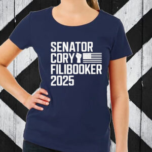 Official Senator Cory Booker Filibuster Cory Filibooker 2025 T-Shirt