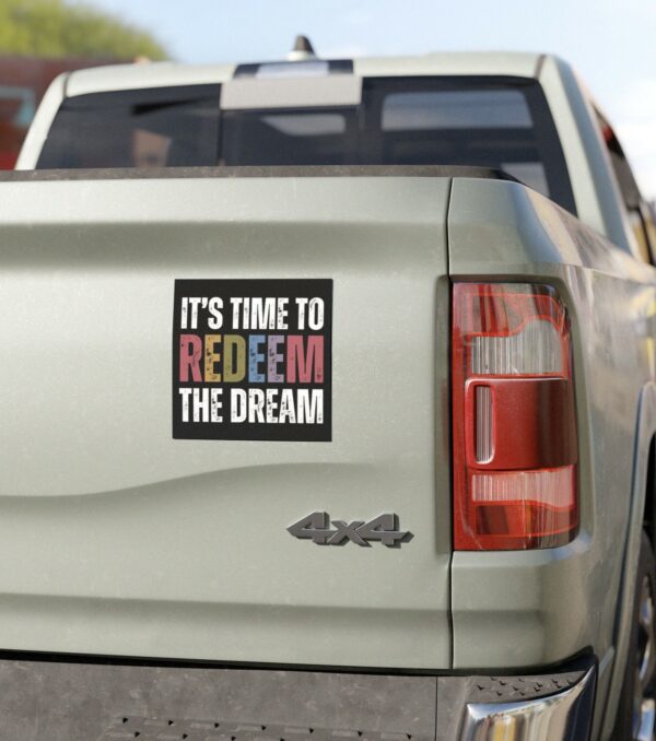Redeem The Dream Car Magnets, Sticker