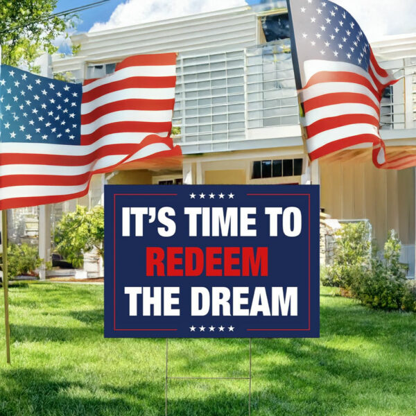 Redeem the Dream Yard Sign, Cory Booker Protect Social Security Sign