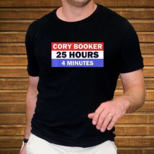 Senator Cory Booker 25 hours 4 minutes T-Shirt