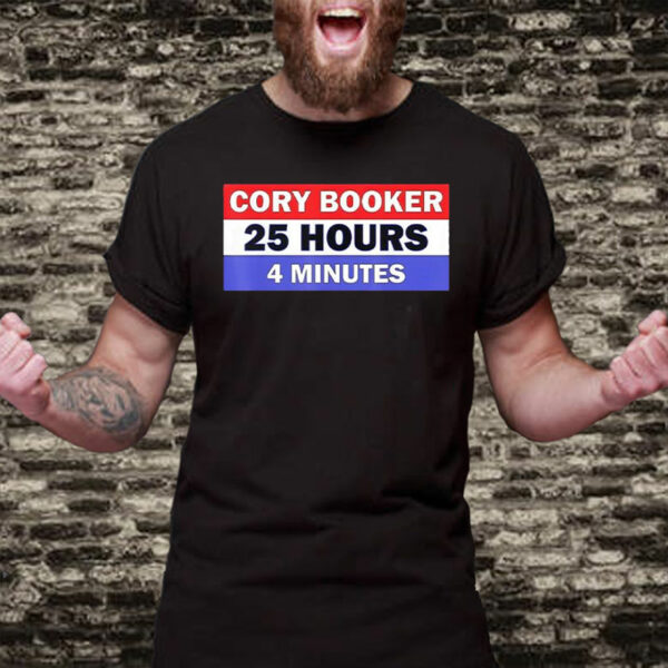Senator Cory Booker 25 hours 4 minutes T-Shirt