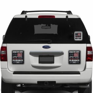Senator Cory Booker Filibuster Cory FiliBooker New Jersey 2025 Sticker ,Car Magnet