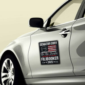 Senator Cory Booker Filibuster Cory FiliBooker New Jersey 2025 Sticker ,Car Magnet