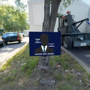 Senator Cory Booker Protest 2025 Yard Sign