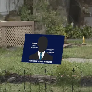 Senator Cory Booker Protest 2025 Yard Sign