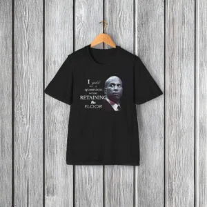 Senator Cory Booker T-Shirt Senate Speech "I yield for a question while retaining the floor"