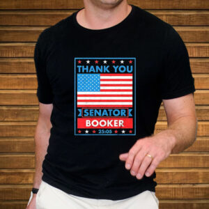 Thank you Senator Cory Booker 25 hours and 5 minutes T-Shirt