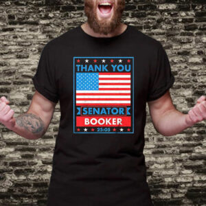 Thank you Senator Cory Booker 25 hours and 5 minutes T-Shirt