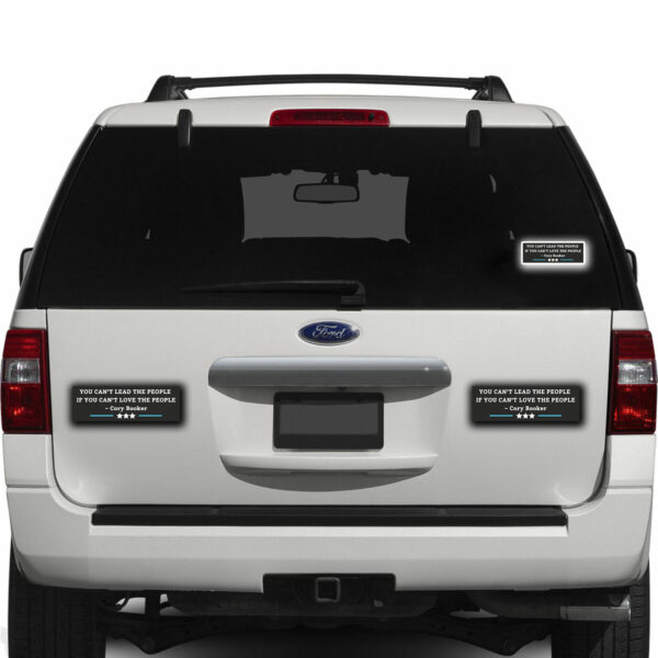 You Can't Lead The Prople If You Can't Love The People - Cory Booker Sticker ,Car Magnet
